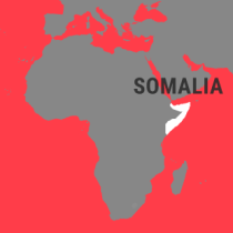 Landkarte Somalia