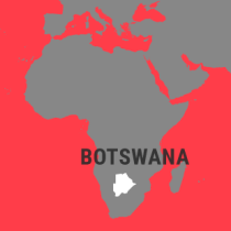 Map of Botswana